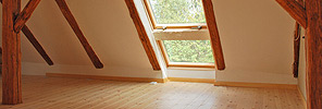 Dachgeschossausbau - NB Innenausbau Berlin - Trockenbau, Renovierung, Altbau-Sanierung, Dachausbau, Umbau, Rigips, Fliesenverlegung, Trennwände, abgehängte Decken, Schallschutz, Innenputz